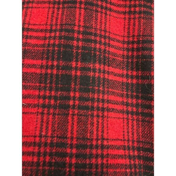 TORRID Buffalo Plaid Red Black Check Moto Bomber Jacket 00 M L - Picture 10 of 14
